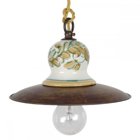 mediteranna lampa luster zaves rukou malovana toskanska gazdovsky dom keramicky klasicky osvetlenie.jpg